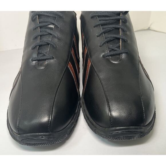 ALLEN EDMONDS TRAVELER TWO TONES BLACK & BROWN OXFORD Made In USA Men’s 11.5 3E